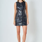 PU Chain Dress