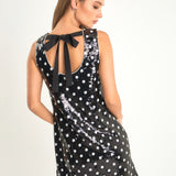Dot Sequin Mini Dress
