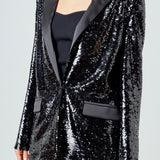 Sequin Oversized Jacket