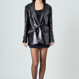 Sequin Oversized Jacket