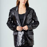 Sequin Oversized Jacket