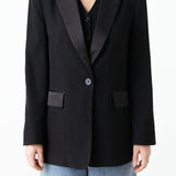 Tuxedo Oversized Jacket