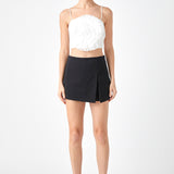 Organza Flower Top