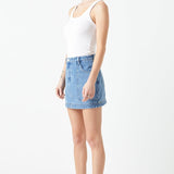 Denim Mini Skirt