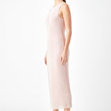 Rhinestone Mesh Midi Dress