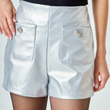 Silver Outpocket Shorts