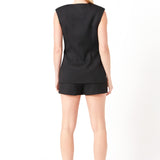 Gold Pointed Long Vest