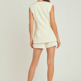 Gold Pointed Long Vest