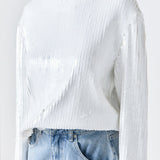 Sequin Loose Fit Top