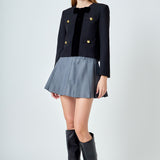 Velvet Contrast Jacket