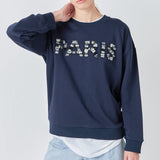 Sequin Letter Sweatshirt