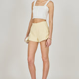 Flower and Pearl Trim Knit Top
