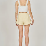 Flower and Pearl Trim Knit Top