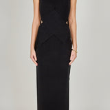 Hip Cut Out Maxi Dress