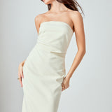 Mina Strapless Midi Dress
