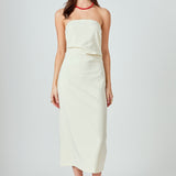 Mina Strapless Midi Dress