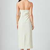 Mina Strapless Midi Dress