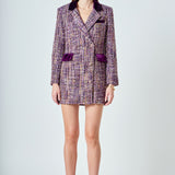 Tweed Blazer Dress