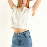 Power Shoulder Sweatshirt