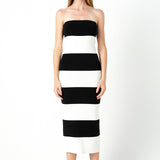 Stripe Tube Maxi Dress