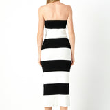 Stripe Tube Maxi Dress