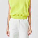 Powder Shoulder Sleeveless Top