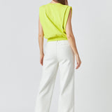 Powder Shoulder Sleeveless Top