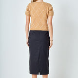 Diamond Pattern Knit