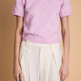 Diamond Pattern Knit