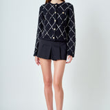 Diamond Pattern Knit