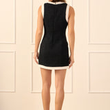 Tweed Sleeveless Mini Dress