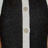 Tweed Sleeveless Mini Dress