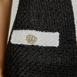 Tweed Sleeveless Mini Dress