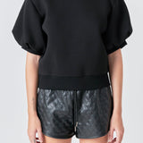Puff Sleeve Sweatshirt