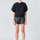 Puff Sleeve Sweatshirt