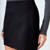 Twill Mini Skirt