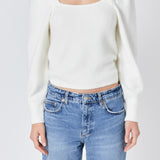 Puff Sleeve Sweater