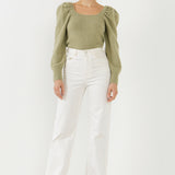 Puff Sleeve Sweater