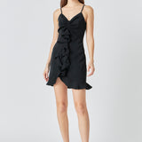 Ruffled Mini Dress