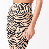 Animal Print Biker Shorts