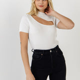 Cut Out Knit Top