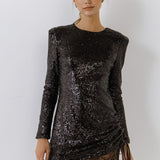 SALE OF Sequins Dress with Lace