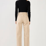 Cut Out Sweater Top with Round Neckline