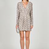Snake Skin Mini Dress