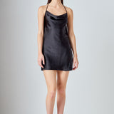 Criss Cross Slip Dress