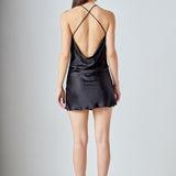 Criss Cross Slip Dress