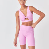 Knotted Cut Out Tank Top