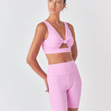 Knotted Cut Out Tank Top