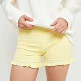 Biker Shorts with Ruffle