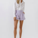 Waist Band Detail Shorts